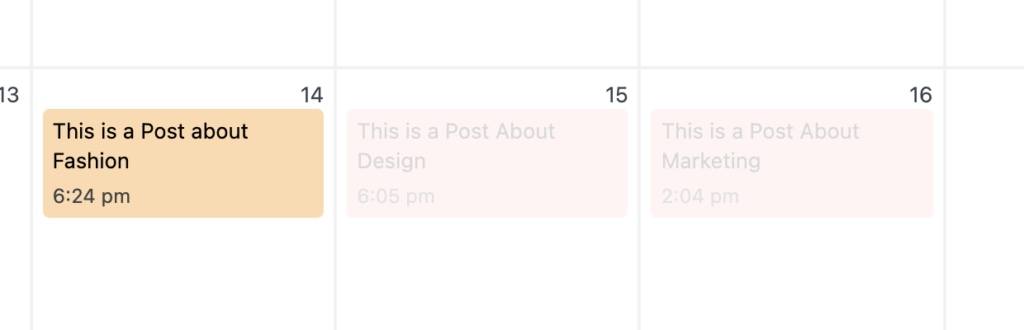 filtered posts