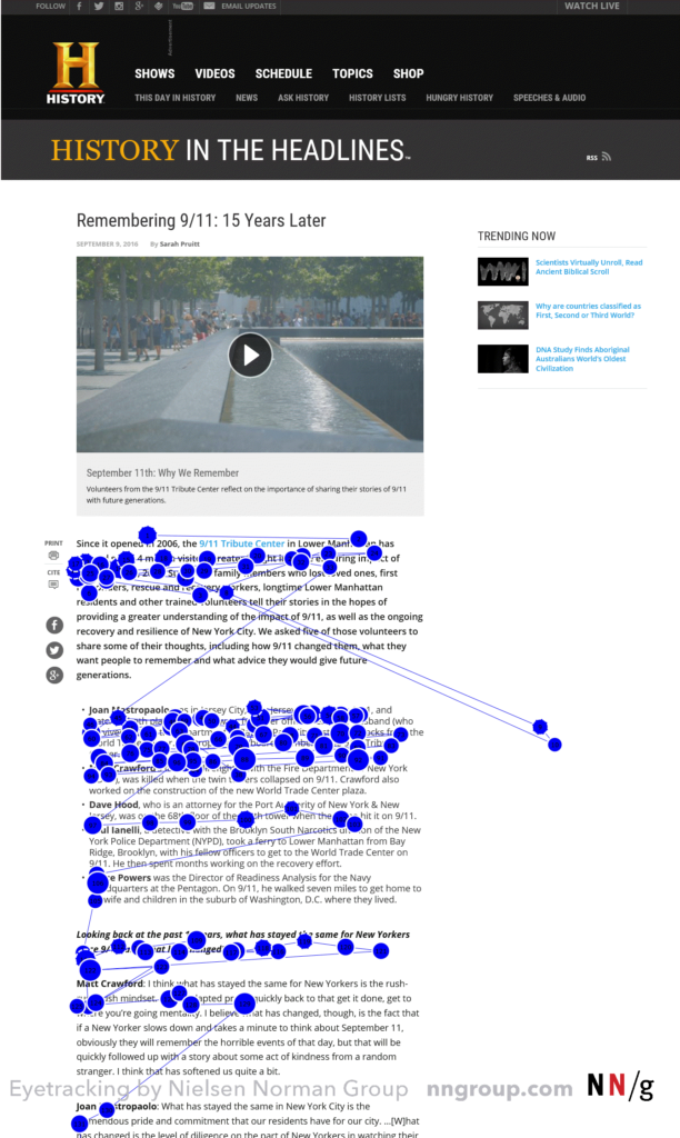 reader scanning visualization