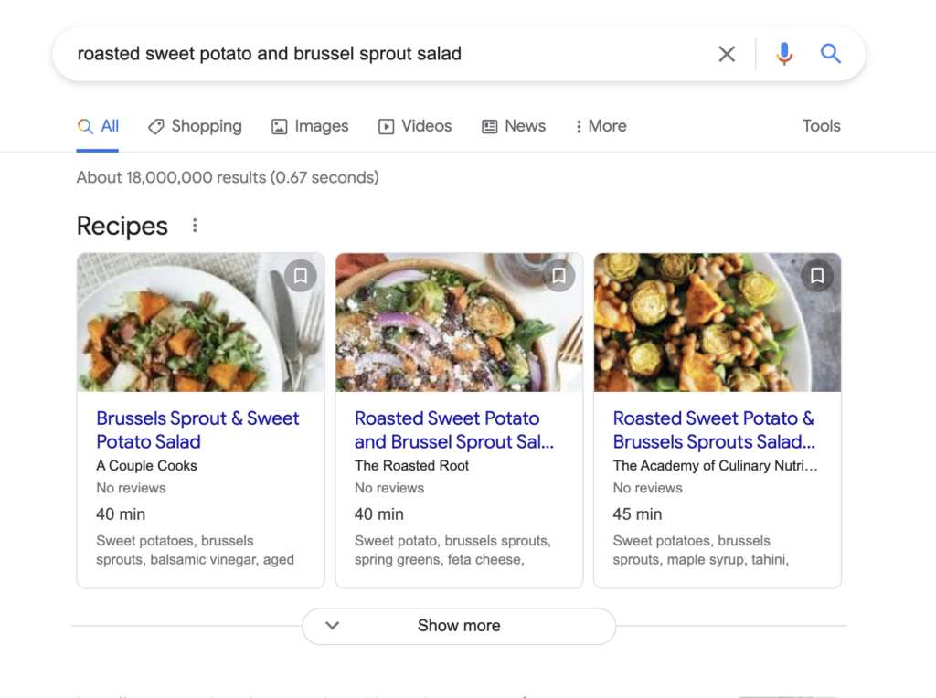 low competition serps