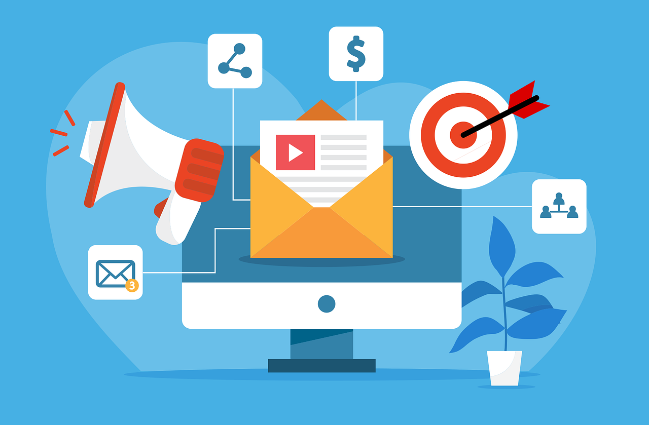 an email with different symbols