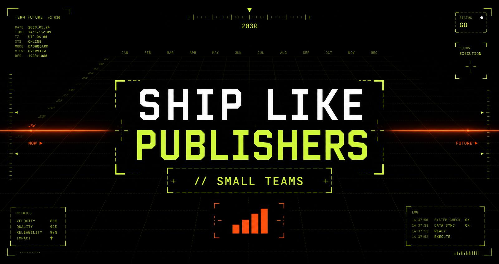 How Small Editorial Teams Can Ship Like Major Publishers