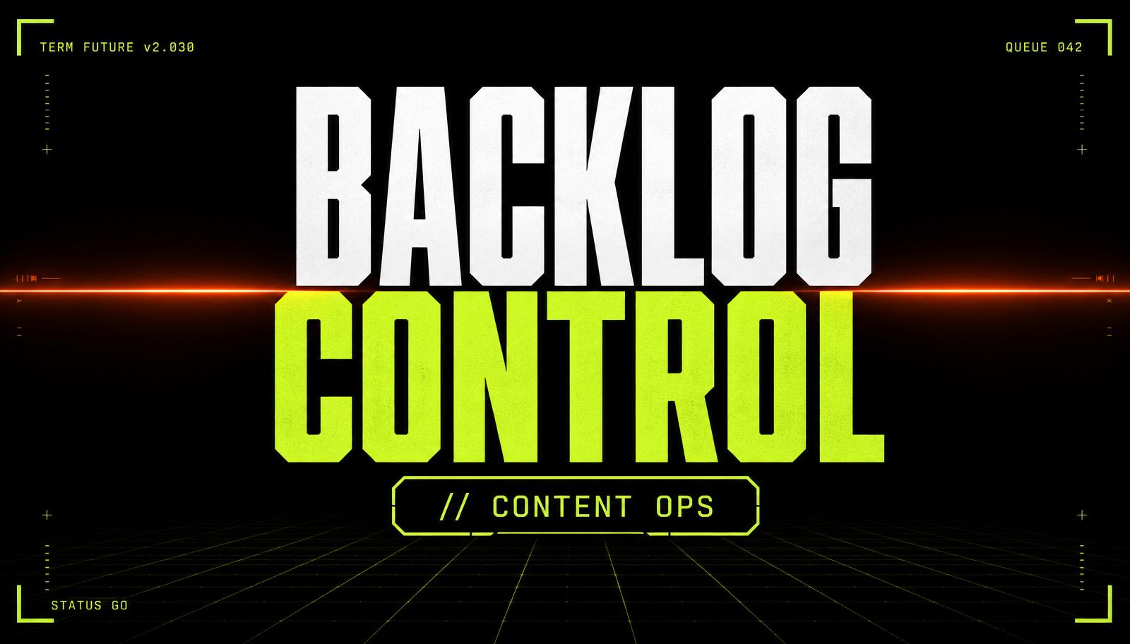 Managing a Content Backlog That Actually Gets Published